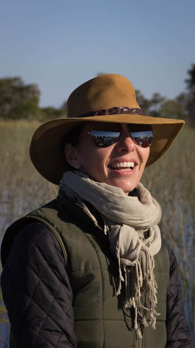 Wearing Sunglasses for a Safari in Kenya